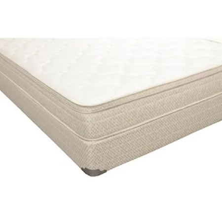 Queen 12" Plush Mattress and 9" Wood Foundation